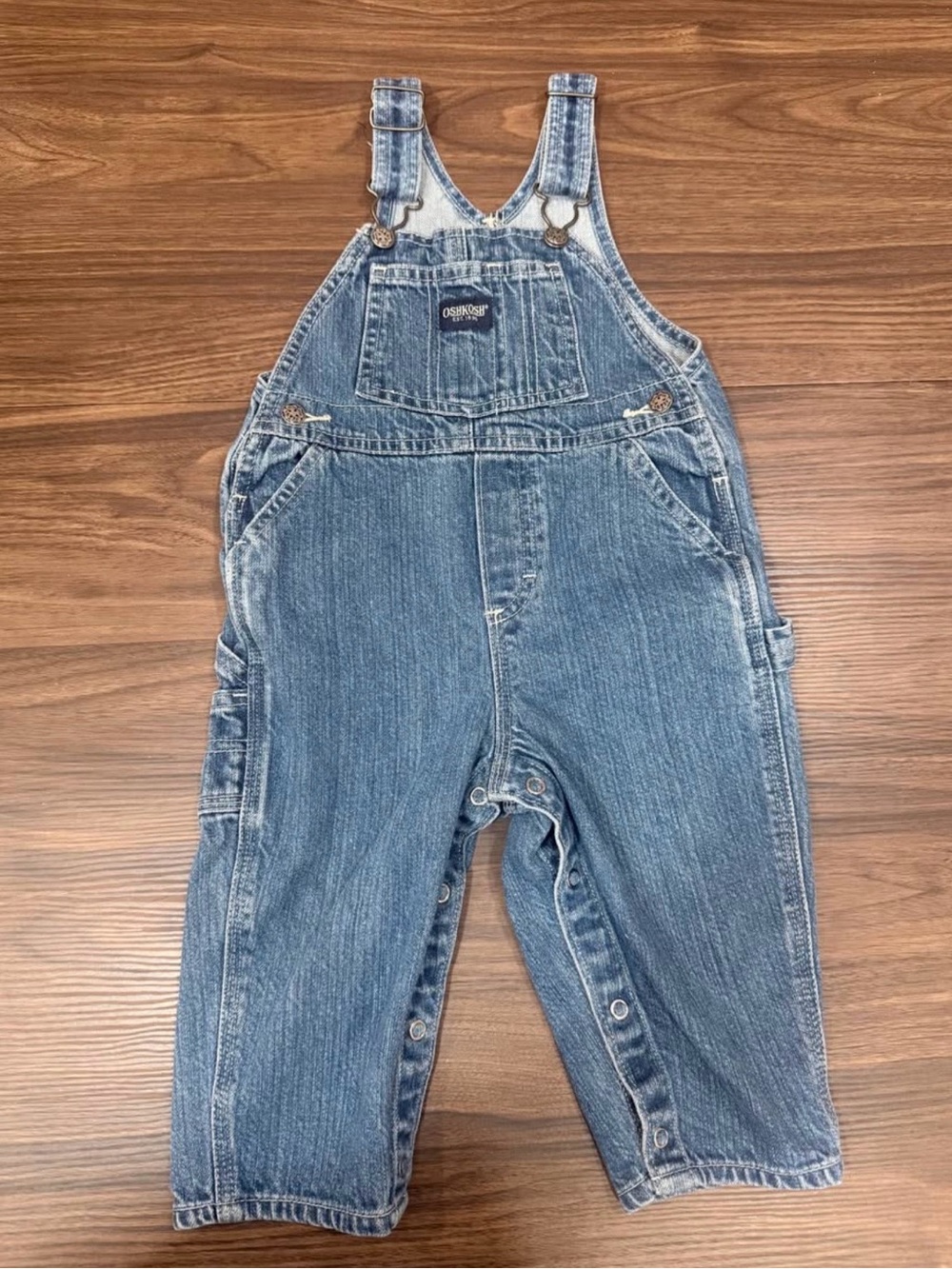 OshKosh B'gosh Light Blue Denim Overalls for Kids